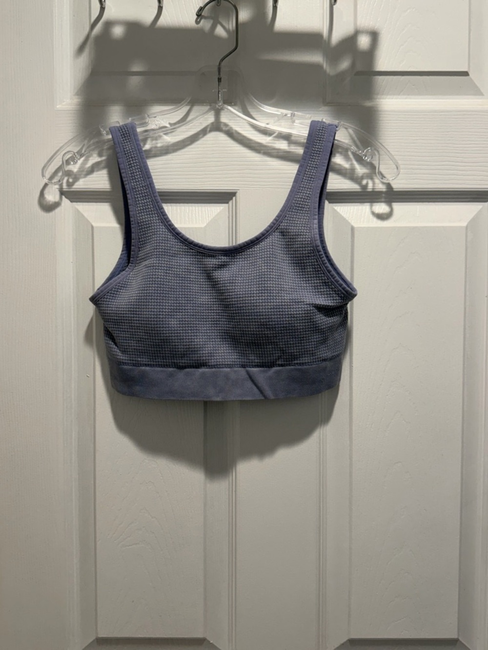PINK Victoria's Secret Blue Tie Dye Waffle Knit Bralette